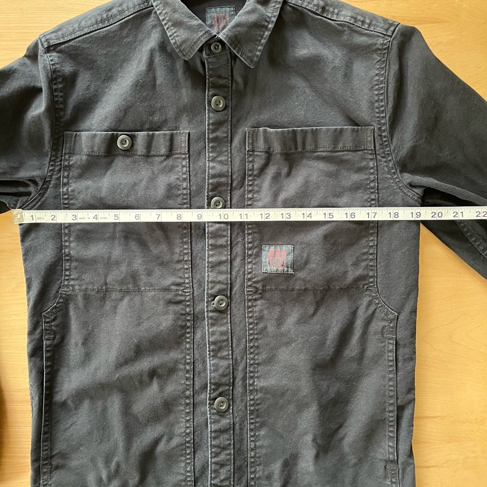 Topo Designs Black Dirt Jacket Men’s Small - Picture 5 of 9